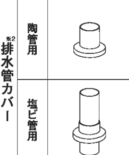排水管カバー　塩ビ管　100 シルバーグレー