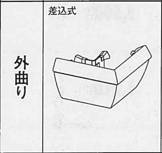 ﾌｧｲﾝｽｹｱ　ＮＦ-Ⅰ　外曲り差込 オークブラウン